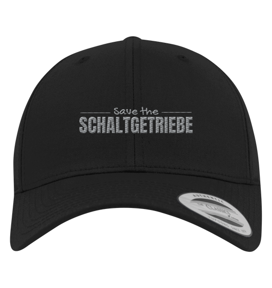 Cap mit Silbermetallic Stick - Save the Schaltgetriebe - Premium Baseball Cap