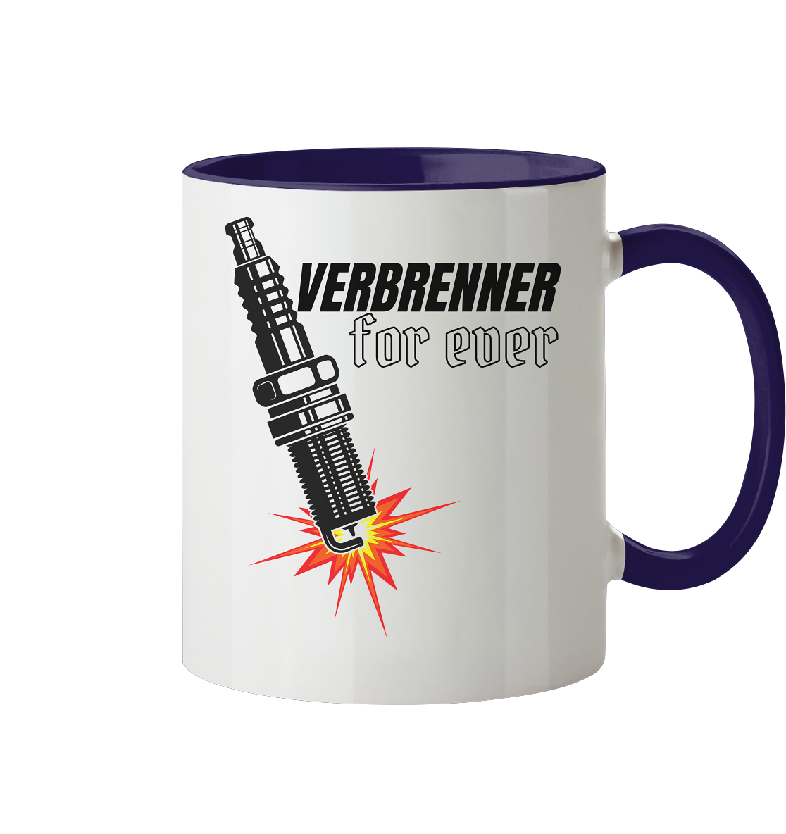 Tasse - Verbrenner for ever 330ml - Tasse zweifarbig