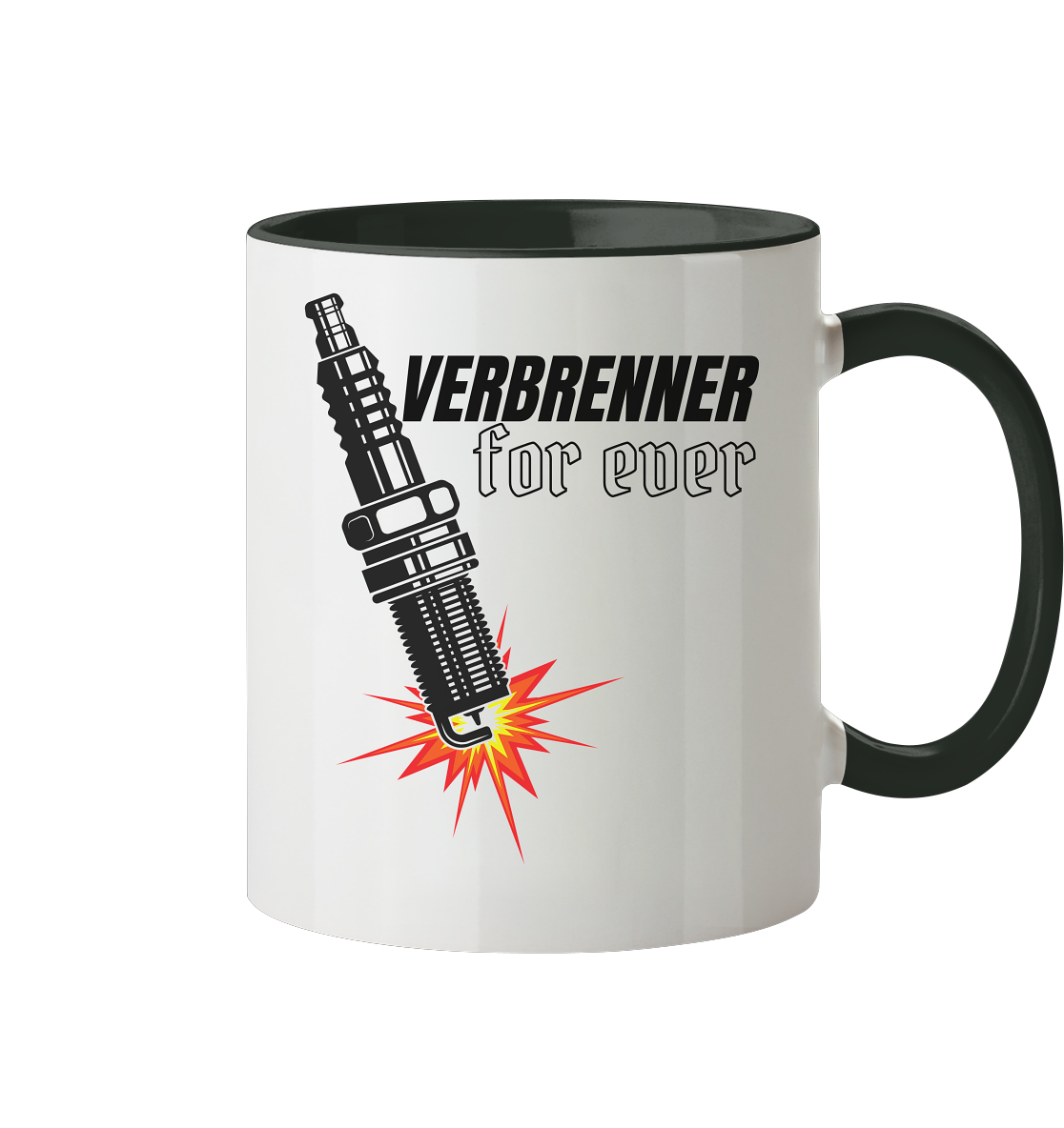 Tasse - Verbrenner for ever 330ml - Tasse zweifarbig