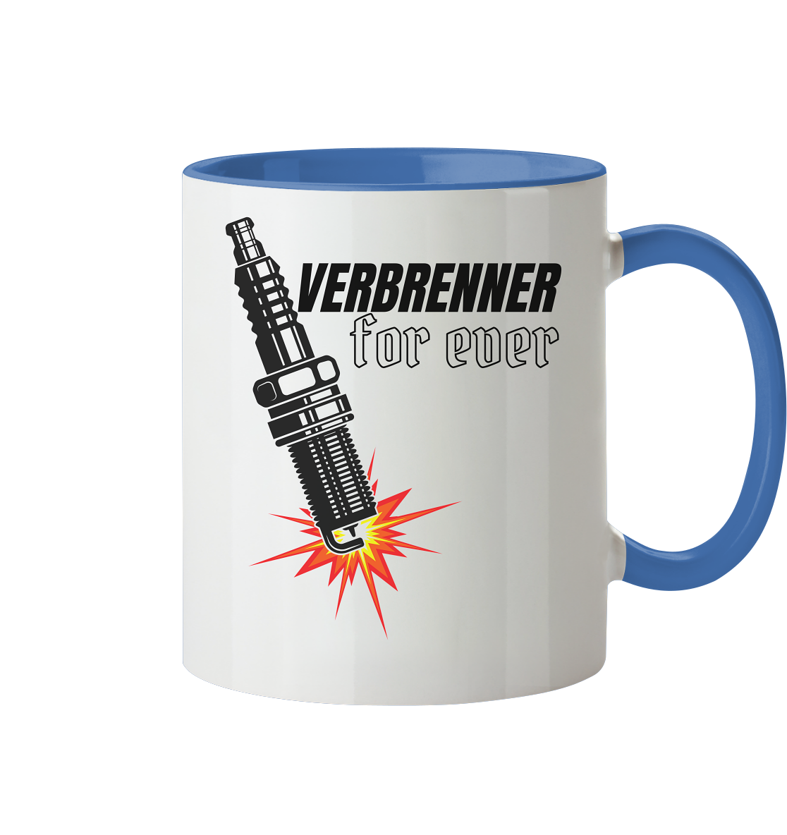 Tasse - Verbrenner for ever 330ml - Tasse zweifarbig