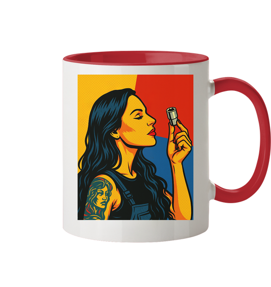 Tasse - 10er Nuss gefunden - Tasse zweifarbig