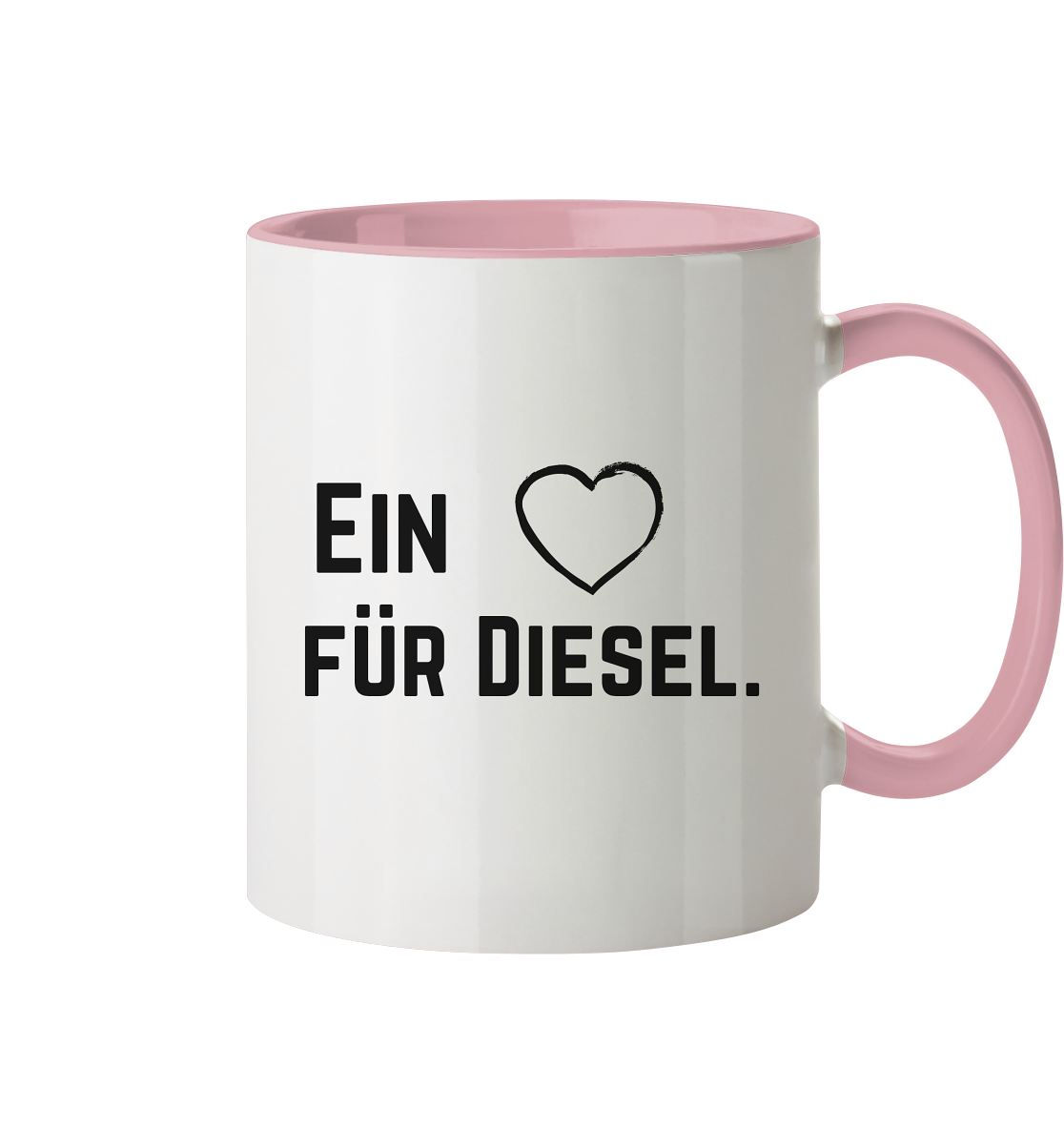 Ein Herz für Diesel  - Tasse zweifarbig
