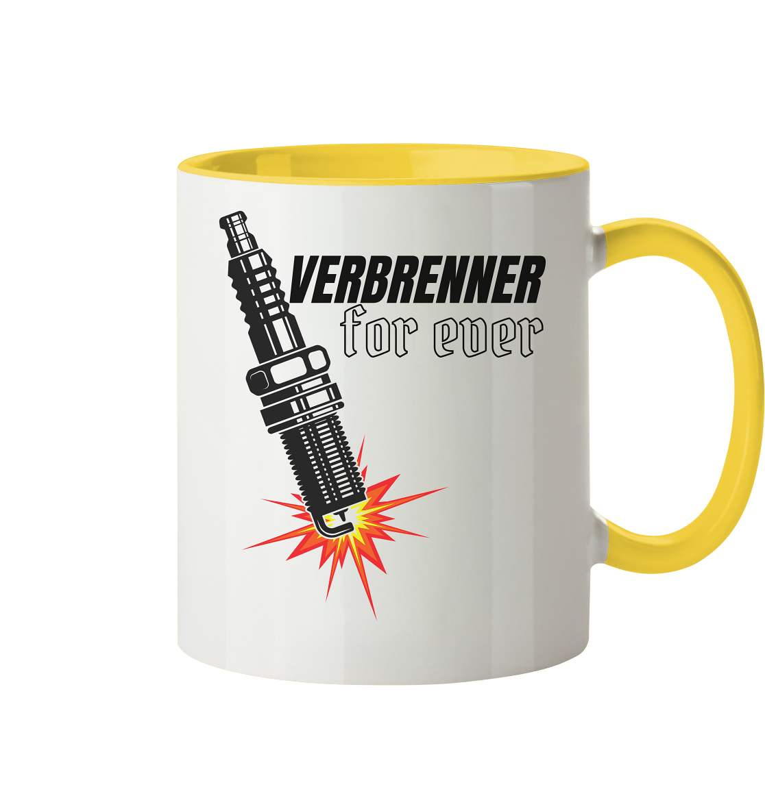 Tasse - Verbrenner for ever 330ml - Tasse zweifarbig