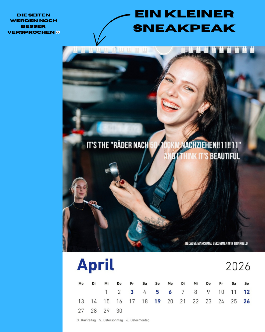 Werkstattkalender - Meme A4